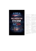 APEA Pre-Predictor Exam Q&A 2026 &vert; Latest Tested Questions & Verified Answers