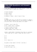 CPAN 2026 Questions and Answers Updated 