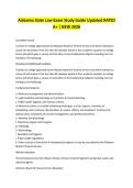 Alabama State Law Exam Study Guide Updated RATED A&plus; &vert; NEW 2026 