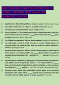 FSDNY S98  EXAM QUESTIONS AND ALL CORRECT ANSWERS 100&percnt; SOLVED AND GUARANTEED SUCCESS