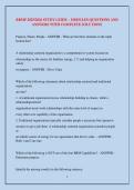 BRMP 2025&sol;2026 STUDY GUIDE &ndash; MODULES QUESTIONS AND ANSWERS WITH COMPLETE SOLUTIONS