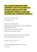NSG 533 EXAM THREE PROCTORED ASSESSMENT LATEST EVALUATION 2026 DETAILED QUESTIONS WITH VERY ELABORATED CORRECTLY ANALYZED SOLUTIONS WELL ARRANGED GRADED A&plus;