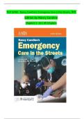 Complete test bank for Nancy Caroline&rsquo;s Emergency Care in the Streets 9th Edition&period; Includes all chapters &lpar;1&ndash;53&rpar; with exam questions and answers covering airway management&comma; trauma care&comma; cardiac emergencies&comma; EMS operations&comma; and patient assessment&period; Perfect f
