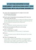 KP RHYTHM INTERPRETATION ASSESSMENT CERTIFICATION SCRIPT 2026 QUESTIONS WITH SOLUTIONS GRADED A&plus;