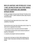 BIOS 251 ANATOMY AND PHYSIOLOGY I EXAM 3 AND LAB PRACTICUMS 2026 STUDY BUNDLE PRACTICE QUESTIONS AND ANSWERS DETAILED REVIEW