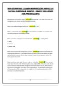 BIOD 171 PORTAGE LEARNING MICROBIOLOGY MODULE 1-6 &vert; ACTUAL QUESTIONS & ANSWERS &vert; NEWEST 2026 UPDATE &vert;95&percnt; PASS GUARANTEE