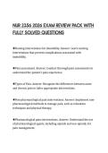 NUR 2356 2026 EXAM REVIEW PACK WITH FULLY SOLVED QUESTIONS