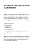 NUR 2488 2026 EXAM REVIEW PACK FULLY SOLVED QUESTIONS