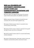 BIOS 252 CHAMBERLAIN UNIVERSITY CERTIFICATION STUDY GUIDE 2026 COMPREHENSIVE QUESTIONS AND VERIFIED ANSWERS
