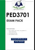 PED3701 EXAM PACK 2024