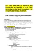 WGU D196 PRINCIPLES OF FINANCIAL AND  MANAGERIAL ACCOUNTING &vert; 2026 STUDY  GUIDE COMPREHENSIVE NOTES AND EXAM PREP  ~ WESTERN GOVERNORS UNIVERSITY&period; 