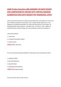 AANP Practice Questions and Answers &ndash; Nurse Practitioner Certification Exam Prep&comma; LATEST UPDATE &ndash; Comprehensive Practice Questions with Verified Answers