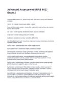 Advanced Assessment NURS 6023 Exam 2&period; Questions and Answers