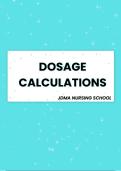 Dosage Calculations for Nursing Students &ndash; Complete Guide with Practice Questions&comma; IV Flow Rates&comma; Drug Calculations & Step-by-Step Solutions
