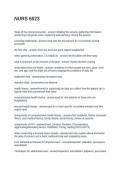 NURS 6023&period; QUESTIONS AND ANSWERS GRADED A&plus;