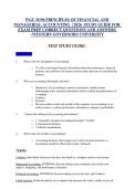 WGU D196 PRINCIPLES OF FINANCIAL AND  MANAGERIAL ACCOUNTING  &vert; 2026  STUDY GUIDE FOR  EXAM PREP CORRECT QUESTIONS AND ANSWERS  ~WESTERN GOVERNORS UNIVERSITY