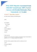 WGU D291 Objective Assessment Exam 2026&sol;2027 Actual Exam &vert; 100&percnt; Correct Answers with Detailed Rationales &vert; Pass Guaranteed - A&plus; Graded