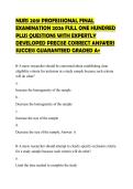 NURS 2031 PROFESSIONAL FINAL EXAMINATION 2026 FULL ONE HUNDRED PLUS QUESTIONS WITH EXPERTLY DEVELOPED PRECISE CORRECT ANSWERS SUCCESS GUARANTEED GRADED A&plus;