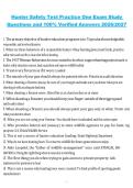 Hunter Safety Test Practice Exam 1 &ndash; 2026&sol;2027 &vert; Study questions with 100&percnt; verified answers