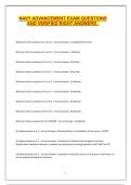 NAVY ADVANCEMENT EXAM QUESTIONS AND VERIFIED RIGHT ANSWERS &period;