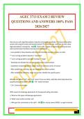 AGEC 3713 EXAM 2 REVIEW QUESTIONS AND ANSWERS 100&percnt; PASS 2026&sol;2027