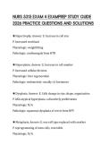 NURS 5315 EXAM 4 EXAMPREP STUDY GUIDE 2026 PRACTICE QUESTIONS AND SOLUTIONS