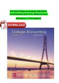 College Accounting &lpar;16th Edition&rpar; by David Haddock&comma; John Price&comma; Michael Farina &ndash; Complete Test Bank Chapters 1&ndash;30 Practice Questions with Answers
