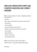 NURS 6501 CERTIFICATION SCRIPT 2026 COMPLETE QUESTIONS AND CORRECT ANSWERS