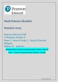 Pearson Edexcel GCSE Religious Studies A Paper 2&colon; Area of Study 2 &ndash; Study of Second Religion &lpar;Option 2F&colon; Judaism&rpar;