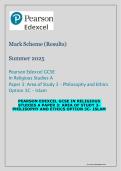 Pearson Edexcel GCSE Religious Studies A Paper 3&colon; Area of Study 3 &ndash; Philosophy and Ethics &lpar;Option 3C&colon; Islam&rpar;