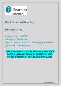 Pearson Edexcel GCSE Religious Studies A Paper 3&colon; Area of Study 3 &ndash; Philosophy and Ethics &lpar;Option 3B&colon; Catholic Christianity&rpar;