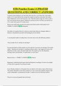 STR Practice Exam 2 UPDATED  QUESTIONS AND CORRECT ANSWERS