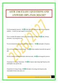 ASTR 1346 EXAM 1 QUESTIONS AND ANSWERS 100&percnt; PASS 2026&sol;2027