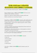 NURS 3120 Exam 1 UPDATED  QUESTIONS AND CORRECT ANSWERS