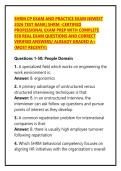 SHRM CP EXAM AND PRACTICE EXAM NEWEST  2026 TEST BANK&vert; SHRM -CERTIFIED  PROFESSIONAL EXAM PREP WITH COMPLETE  650 REAL EXAM QUESTIONS AND CORRECT  VERIFIED ANSWERS&sol; ALREADY GRADED A&plus;  &lpar;MOST RECENT&excl;&excl;&rpar; 