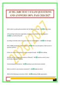 AVMG 3600 TEST 3 EXAM QUESTIONS AND ANSWERS 100&percnt; PASS 2026&sol;2027
