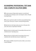 BOOKKEEPING PROFESSIONAL TEST BANK 2026 COMPLETE SOLUTION SERIES