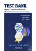 Test Bank For Organic Chemistry 12th Edition by T&period; W&period; Graham Solomons&comma; Craig B&period; Fryhle&comma; Scott A&period; Snyder&period; LATEST EDITION&period;