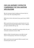 OHIO LEAD ABATEMENT CONTRACTOR COMPREHENSIVE TEST 2026 QUESTIONS WITH SOLUTIONS