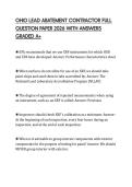 OHIO LEAD ABATEMENT CONTRACTOR FULL QUESTION PAPER 2026 WITH ANSWERS GRADED A&plus;