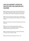 OHIO LEAD ABATEMENT CONTRACTOR PRACTICE SCRIPT 2026 QUESTIONS WITH SOLUTIONS