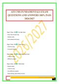 ATI CMS FUNDAMENTALS EXAM QUESTIONS AND ANSWERS 100&percnt; PASS 2026&sol;2027