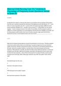 Maternal Child Nursing Care Ch&period;7 Anatomy & Physiology of Pregnancy Exam Questions Solved to Score A&plus;