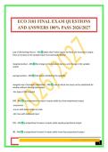 ECO 3101 FINAL EXAM QUESTIONS AND ANSWERS 100&percnt; PASS 2026&sol;2027