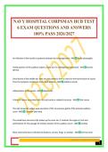 NAVY HOSPITAL CORPSMAN HCB TEST 6 EXAM QUESTIONS AND ANSWERS 100&percnt; PASS 2026&sol;2027