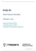 GCSE EDEXCEL MATH 3F  MS PREDICTED PAPER SUMMER JUNE 2026