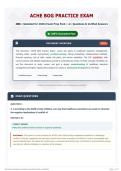ACHE BOG Practice Exam 230&plus; &lpar;Updated for 2026&rpar; Exam Prep Pack   A&plus; Questions & Verified Answers
