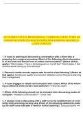 ATI Nurse&rsquo;s Touch Professional Communication&colon; Written & Nonverbal Communication Essentials