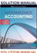 Solution Manual for Intermediate Accounting 18th Edition by Kieso&comma; Weygandt&comma; and Warfield Latest Updated 2025&ndash;2026 Complete Step-by-Step Solutions Covering Financial Accounting Principles Transactions Adjusting Entries Revenue Recognition Assets Liabiliti