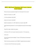 BTEC 3302 Exam 3 Questions with Correct Answers  &lpar;Latest Update&rpar;